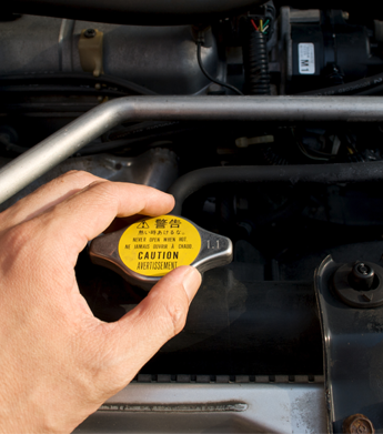 Person Looking at a Cars Radiator for Radiator Repair in Manassas, VA